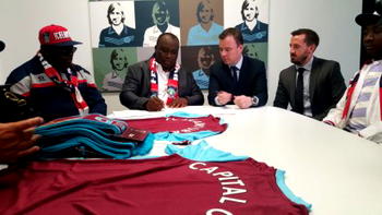 West Ham, Capital Oil, Ifeanyi Ubah FC sign football  deal