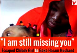 Video (CNN): I miss my Boko Haram husband, Says rescued Chibok girl