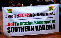 Mass protest in Sanga over killings in Southern Kaduna, Grazing Reserves