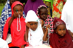 Photos: Muslim faithfuls at Abuja praying ground