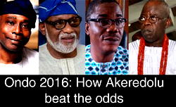 Ondo 2016: How Akeredolu beat the odds