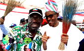 Edo election: Buhari calls Oshiomhole, congratulates Obaseki