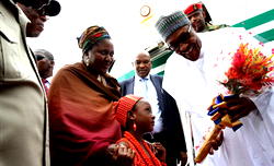 Buhari at APC campaign rally in Benin