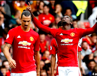Manchester United stands sixth as Leicester hovers round relegation.
