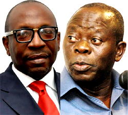 Edo 2024: No fight between Oshiomhole and I – Ize-Iyamu