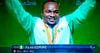Roland Ezuruike wins gold medal, sets new Games record