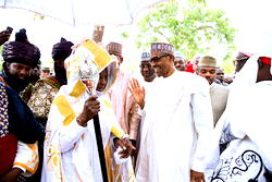 Buhari celebrates Eid-El-Kabir in Daura