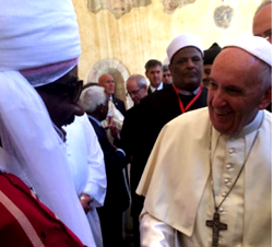 In photos: Emir of Kano meets Pope Francis