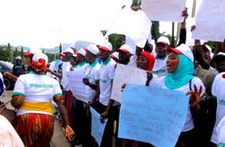 ‎Pro-Buhari Protesters “attack” BBOG, say advocacy, a scam