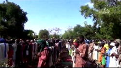 Video: Thousands of Boko Haram members praying during Sallah