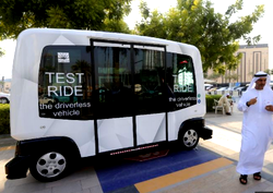 Dubai debuts driverless minibus