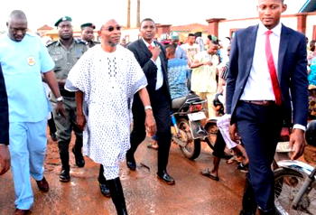 In-photos: Aregbesola inspects flooded areas in Osun