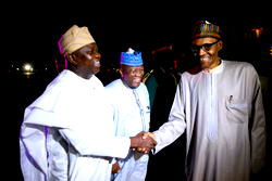 President Buhari arrives in New York
