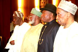 Faces at the National Council of States meeting