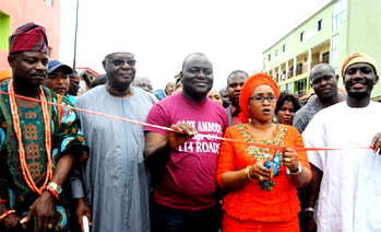 In photos: Gov Ambode inaugurates Alhaji Idowu street in Alimosho LG, one of 114 Local Government roads