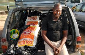 Bags of rice smuggled as corpses in ambulance