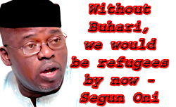 Without Buhari, we would be refugees by now – Segun Oni