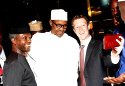 Photos: Facebook founder, Mark Zuckerberg returns to meet Buhari