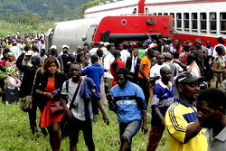 One killed as train runs into traders, vehicles in Enugu