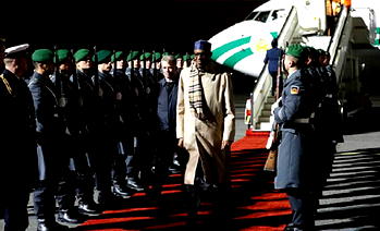 Photos: Buhari arrives Germany
