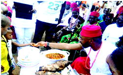 Chidoka feeds 5,000 children at Obiora 2016 new yam festival