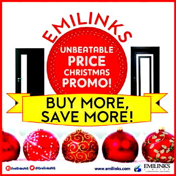 Recession or Not, Upgrade your properties this Christmas with Emilinks premium quality doors at unbeatable prices!