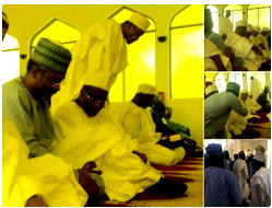 Photos: President Buhari prays for daughter’s marriage success
