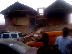 House collapses in Mushin eye witness report