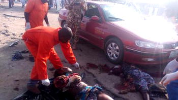 Photos of Maiduguri blast