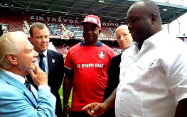 #WestHamStorms Nigeria for talent hunt