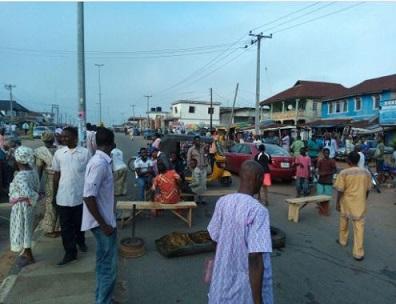 Video: Massive protests rock Ondo over INEC’s removal of Eyitayo’s name from list