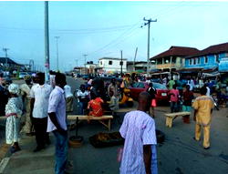 Video: Massive protests rock Ondo over INEC’s removal of Eyitayo’s name from list