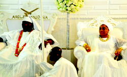 Olojo festival: Day Ooni Ogunwusi wore Aare crown