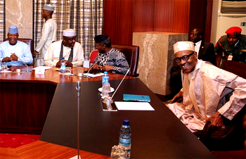 In Pictures: President Buhari receives The Progressive Governor’s Forum
