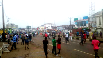 Imo community protests over eze stool tussle