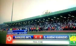 #NPFLFinalDay: Ekweremadu, Ugwuanyi, fans celebrate Rangers
