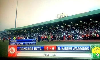 #NPFLFinalDay: Ekweremadu, Ugwuanyi, fans celebrate Rangers