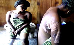 Landlord’s son stabs tenant’s wife; beats her comatose