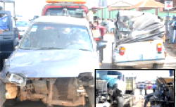 Truck crushes woman, twin children to death in Ibadan