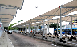 In Photos: Gov Ambode inspects ultra modern bus terminal at Tafawa Balewa square, Ilubirin