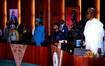 Photos: Buhari presides over FEC meeting in Abuja
