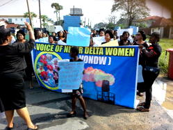 Protesting women tells EFCC to unfreeze Patience account