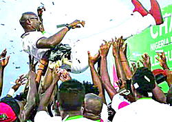 IMAMA AMAPAKABO:  I want to lead Eagles to win first World Cup