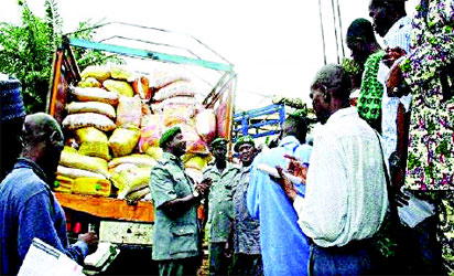 Lethal rice smuggled inside car bonnet