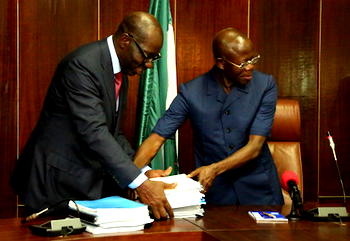 Photos:  Edo governor, Obaseki, takes oath of office