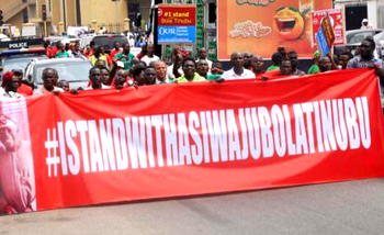 Photos: Loyalty walk in support of Asiwaju Bola Ahmed Tinubu