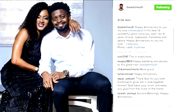Basketmouth celebrates 6 years in marriage
