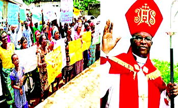 Drama as parishioners padlock Bishop, others inside church over alleged financial impropriety