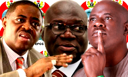 Again Fani-Kayode, Obanikoro, Abati receive august visitors in EFCC cell