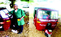 FUTO student produces solar powered tricycle
